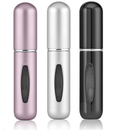 -Perfume-Portable Travel,Refillable Perfume Atomizer,Pocket Mini Atomizer Can,Portable Spray Dispenser,Leak Proof Aroma Pump Can,Travel Accessories 5ml-3pcs-by Rana Store