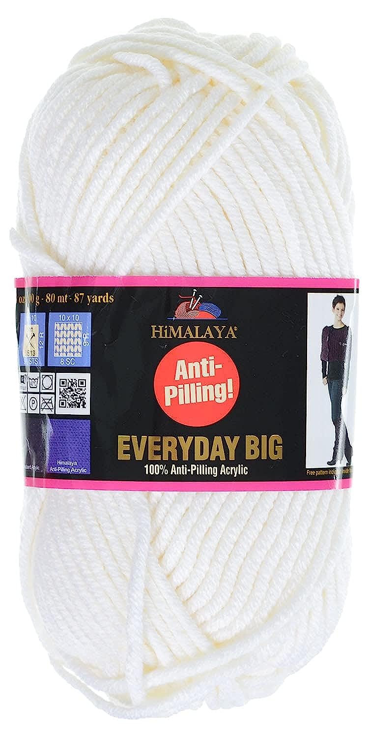 HiMaLaYa 70801 Crochet and Knitting Yarn - Off White