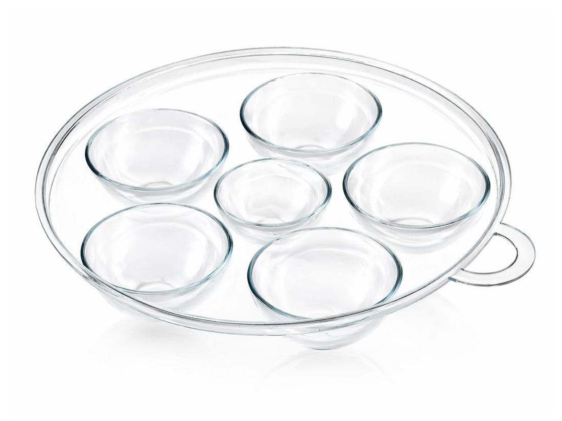Plastic Painting Palette - 6 Compartment Plastic Palette, Paint Color Mixing Trays, For Kids, Art Students, Classrooms, Craft Projects & Party Events, Acrylic, Oil, Watercolor, Tempera, Transparent