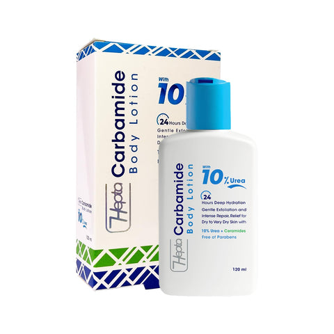 Hepta Carbamide Body Lotion – Moisturizing Lotion with 10% Urea for Dry & Rough Skin – 120 ml