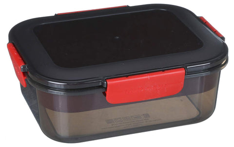 M Design Lunch Box - Black and Red, 2.1 Liter, 6447