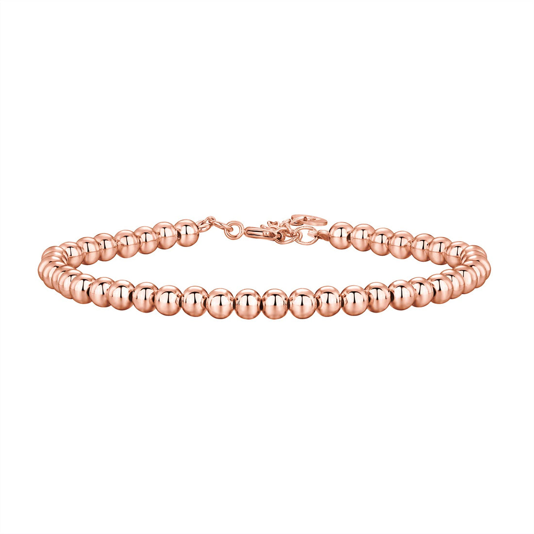 PAVOI 14K Gold Plated Beaded Cuban Cubic Zirconia Simulated Diamond Station Infinity Chain Bracelets for Women | Adjustable Chain Bracelet