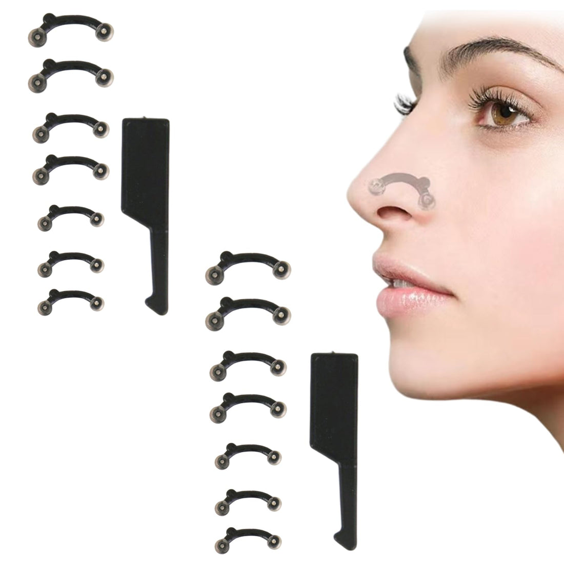 nalaina Nose Shaper, Invisible Nose Up Clip, Lifting Shaping Clip, Beauty Tool Nose Shaper Inserts, Shaping Lifting Straightening Clip, Bridge Beauty Enhancer