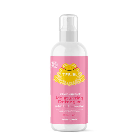 Lanalou Lightweight Moisturizing Detangler | All Hair Types | Hair Softner |No Knots & Frizz Control Spray| True By Lanalou | 250Ml