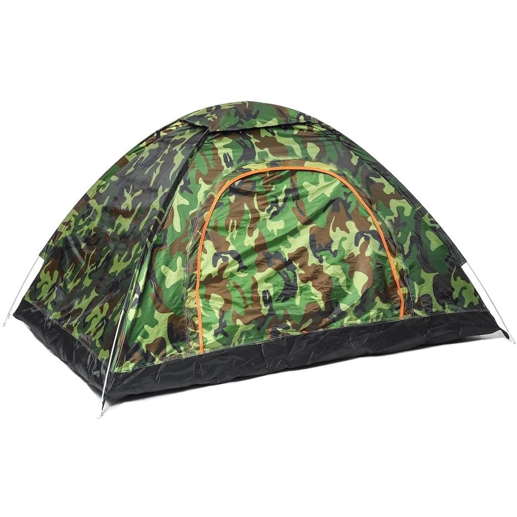 1-2 Person Pop-Up Tent, Easy and Instant Installation, Solar Shelter, Anti-UV, Portable, Lightweight, Automatic Family Tent for Camping, Hiking, Mountaineering
