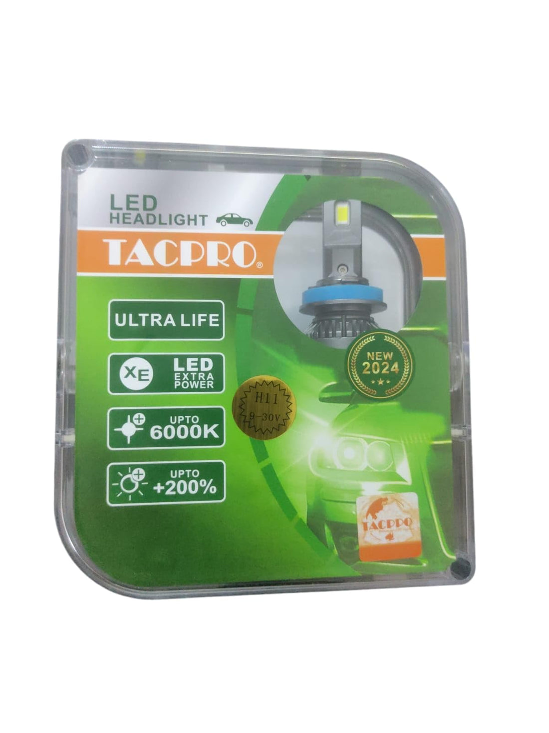 TACPRO H11 Headlight Bulb - TAC PRO LED Headlight Bulb H8 - Scorpion