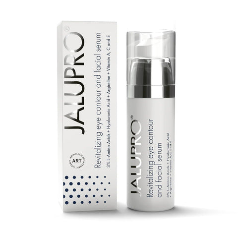 Revitalizing Eye Contour and Facial Serum, 3% L-Amino Acids + Hyaluronic Acid + Argireline + Vitamin A, C and E, 30ml