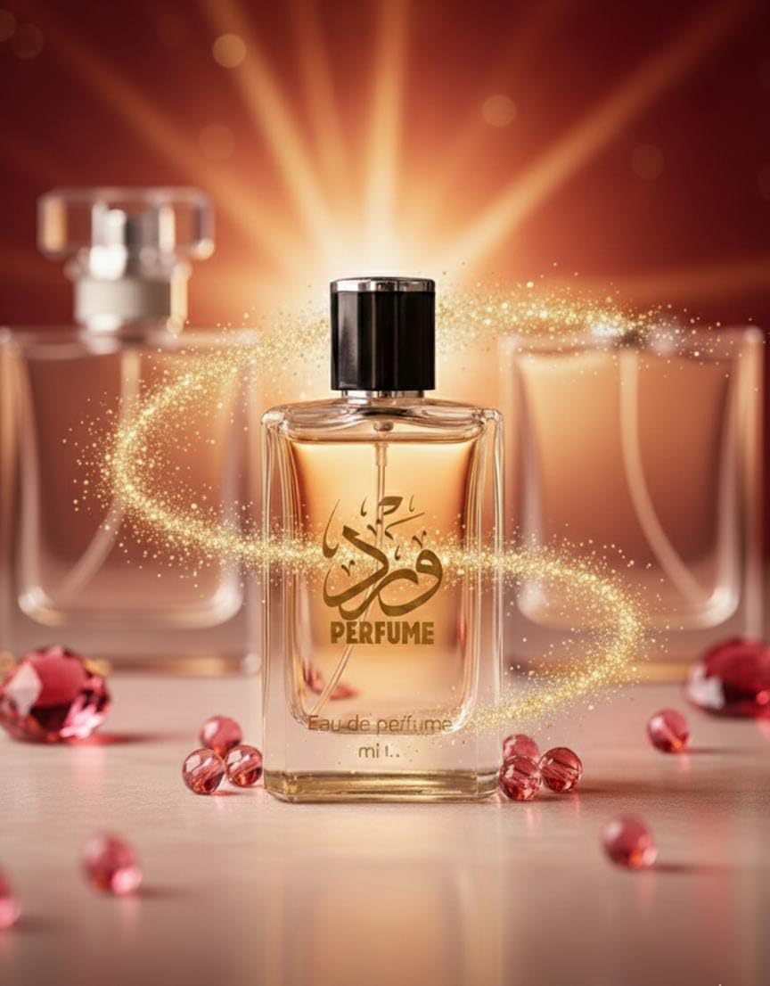 عطر ورفان ورد الفاخر تركيبة مميزة بفون و ثبات 24 ساعة عطر شربي و شرقي فوانى عالي (100 مل, مستوحى من رائحة بكرة روج)