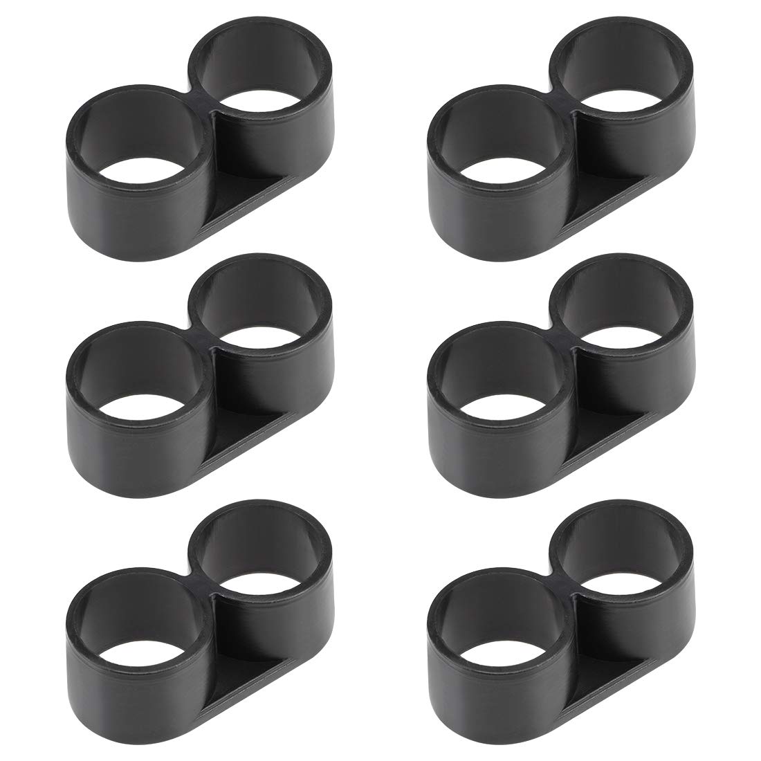 sourcing map Drip Pipe End Closure Cap 16PE Hose Plug Connector for Garden Agricultural Irrigation System, Plastic 10pcs