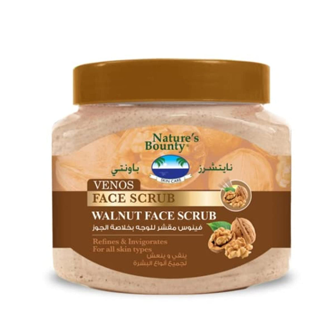 NATURES BOUNTY Venos Walnut Face Scrub, 300 ml