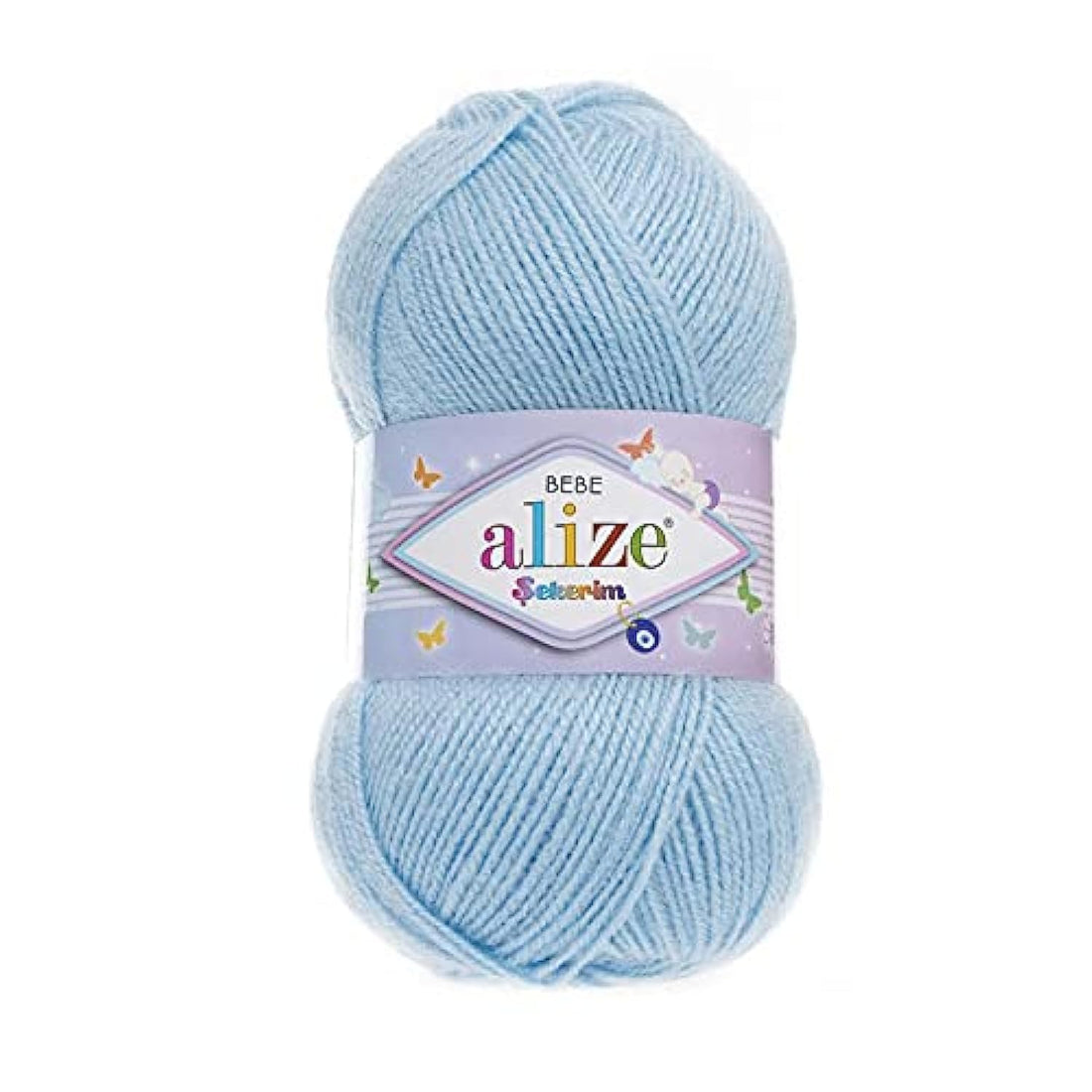 Alize SEKERIM BEBE Light Blue 40 - Crochet and Knitting Yarn