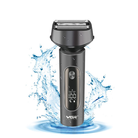 VGR Electric Shaver Beard Trimmer Shaving Machine Trimmer for Men Razor Professional Electric Rechargeable IPX7 Washable V-381
