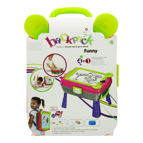 Dream Land Funny Backpack Whiteboard for Girls 0163 Multicolor