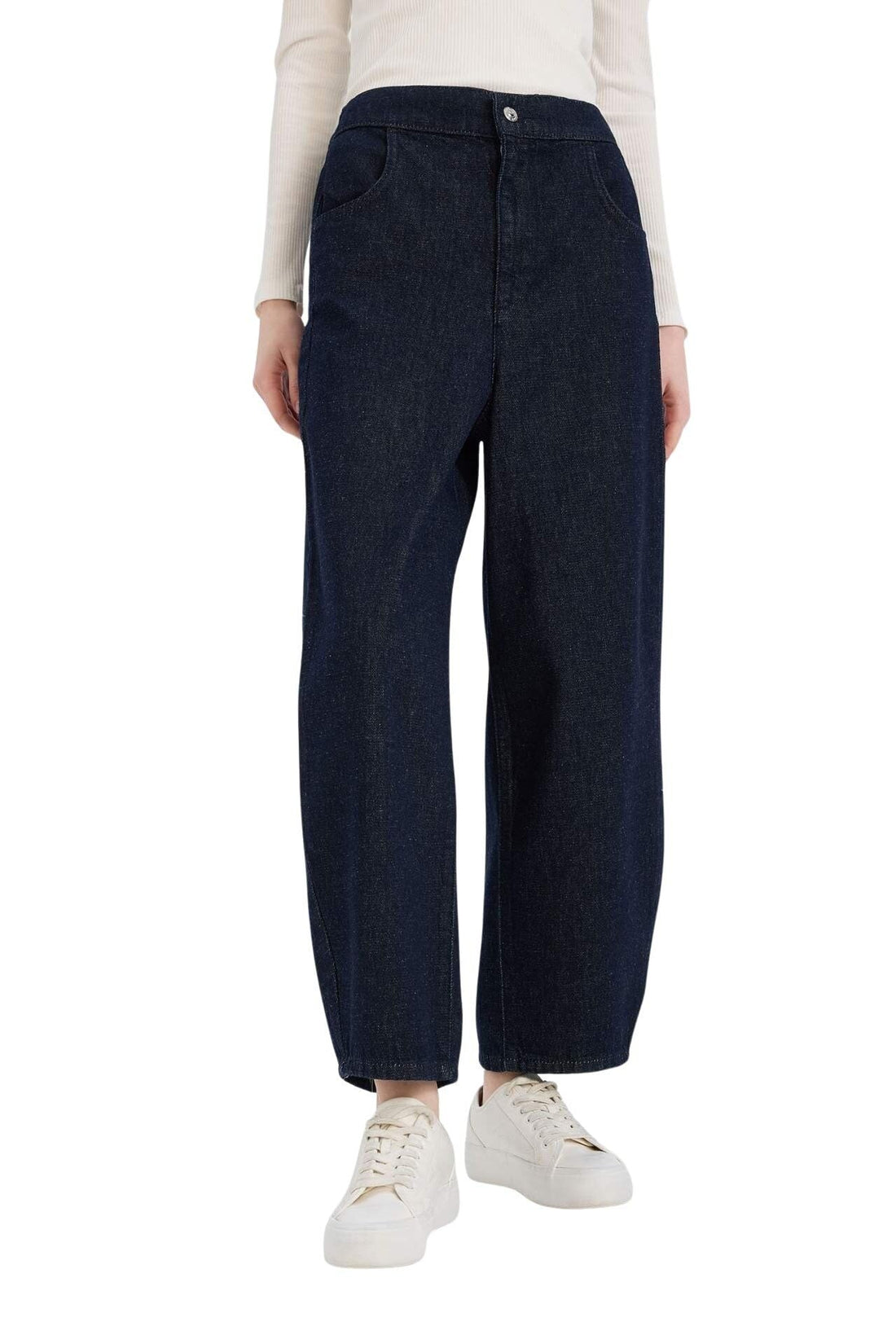 DeFacto Womens Special Collection Barrel Fit Denim Trousers Trousers (pack of 1)