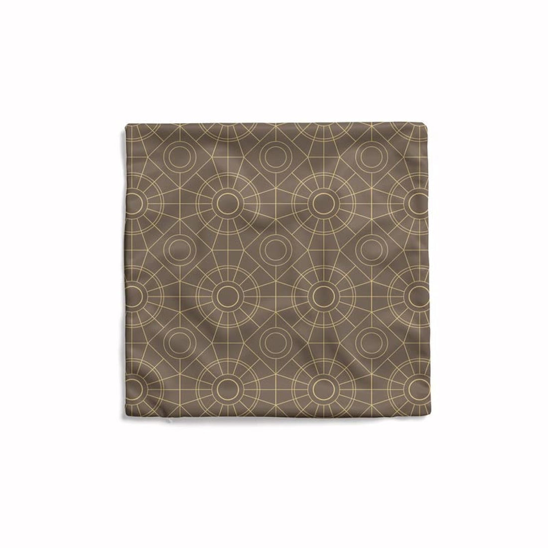 ART MOOD HOME Velvet Islamteric Cushion cover brown * Gold 40x40 CM