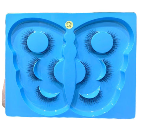 5 PAIRS 6D Faux Mink False Eyelashes | Reusable Lightweight & Natural Looking | Bold Eye Makeup Look (N032)