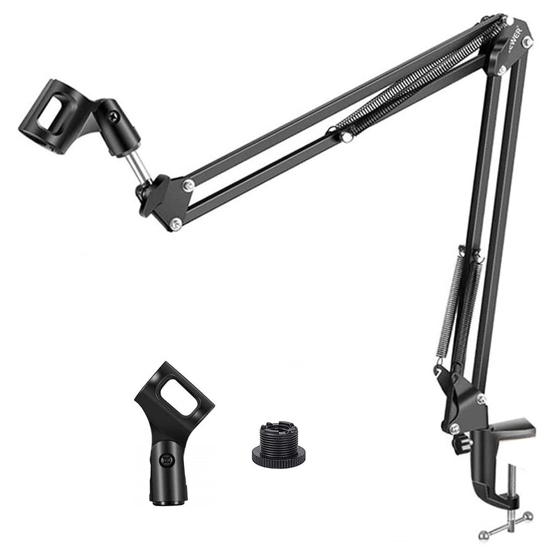 SKEIDO Microphone Stand Broadcast Studio Mic Suspension Boom Scissor Arm Stand
