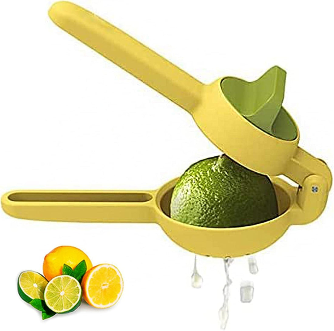 Manual Plastic Lemon Squeezer for Citrus Fruits, Hand Press Lime Juicer with Hanging Hole, Easy to Clean and Use Manual Juicer for Daily Kitchen Use