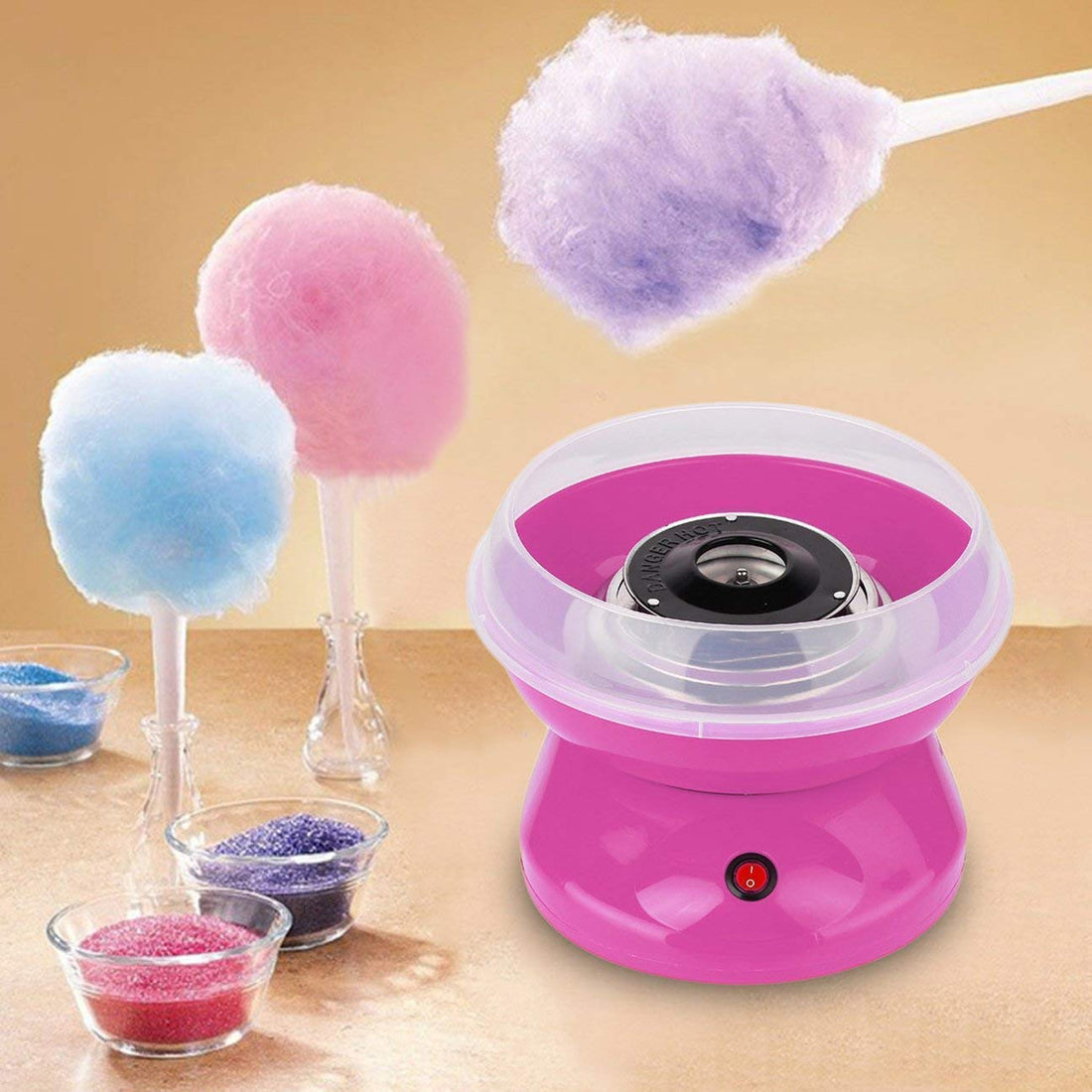 Cotton Candy Machine for The Home - Cotton Candy Maker - Candy Floss Machine, (Multi Colour)