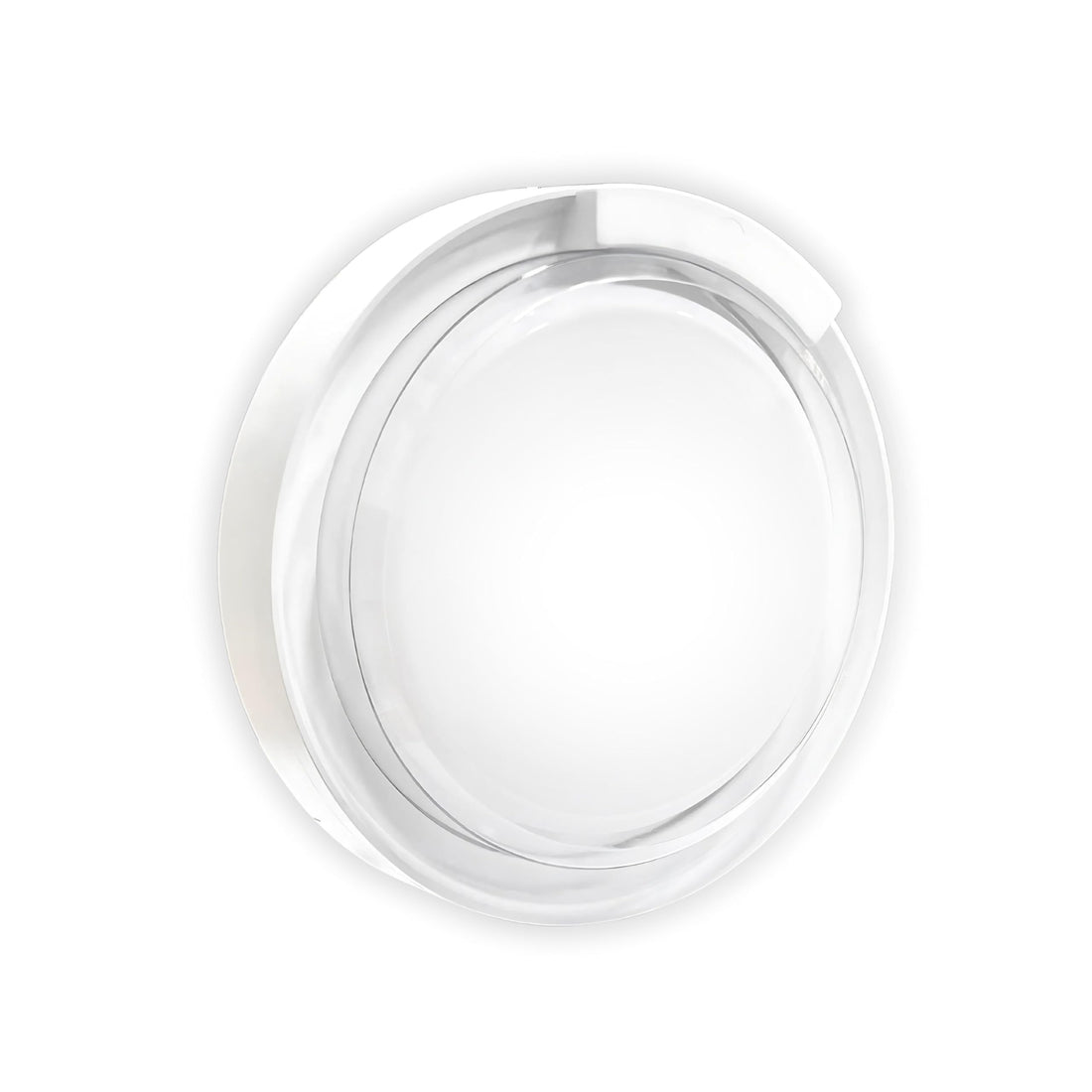 Bulkhead Light, Globe Light External, Indoor and Outdoor, Waterproof (White, Rounded, 25 Watt, White Body)