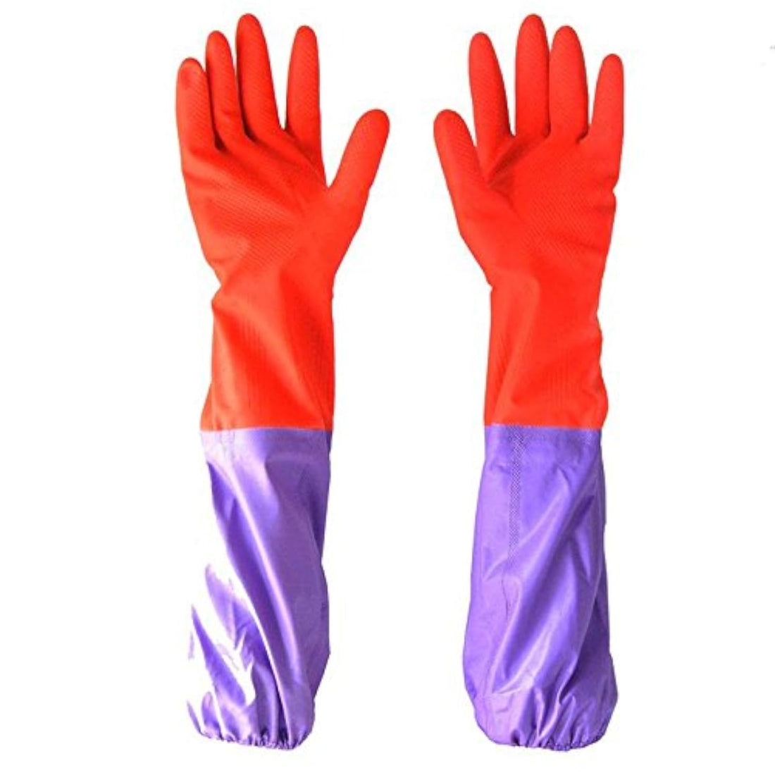 KeyZone Garden Dish Cleaning Washing Rubber Protection Safety Laundry Waterproof Gloves