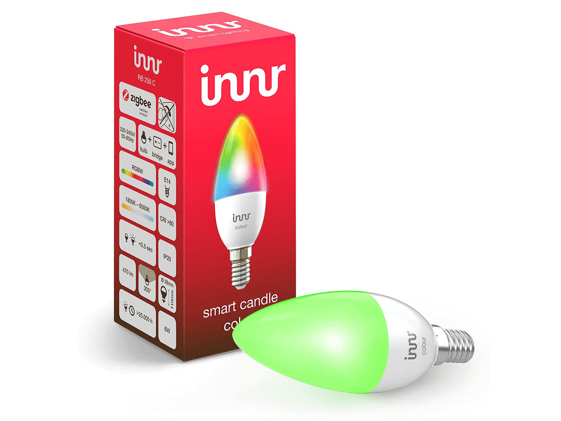INNR Zigbee Smart Candle Bulb, Multi Color, E14 Base, 6W