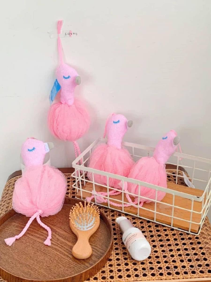 Generic Flamingo Softness Loofah