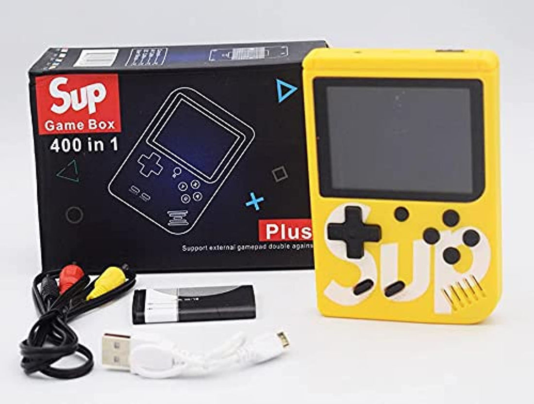 Game Console contains up to 400 games, and can be connected to the TV