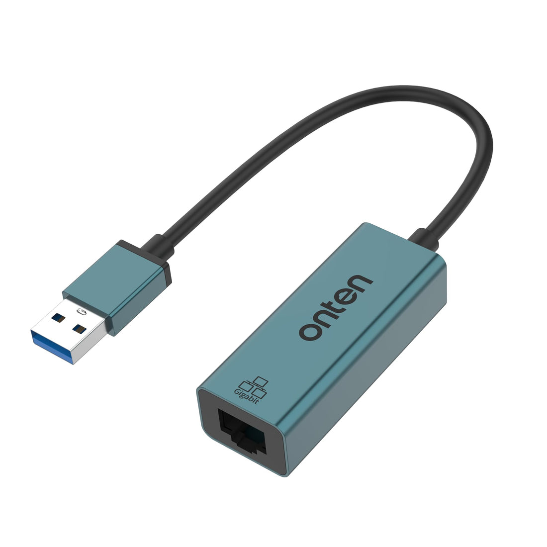 Onten USB 3.0 Gigabit Ethernet LAN Network Adapter, Driver-Free, Compatible with MacBook Air, iMac, Surface Pro, Linux