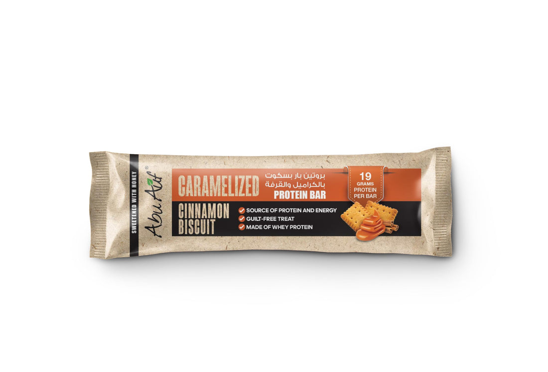 Abu Auf protein bar Caramel Biscuits Bar 70g Single