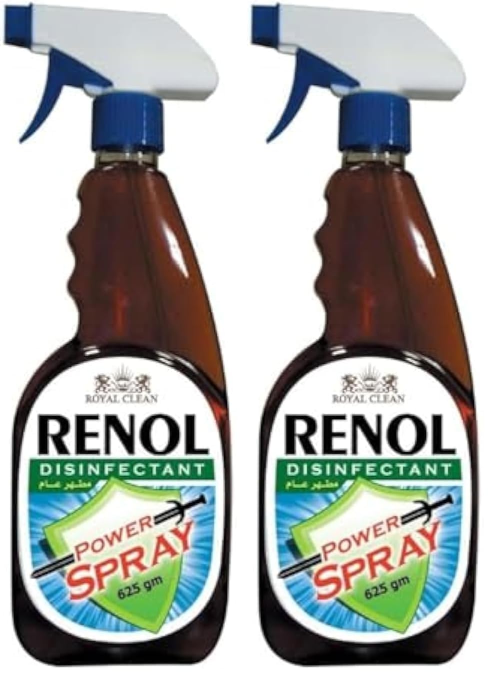 Renol disinfectant Power Spray liquid, 625 gm (Pack of 2)