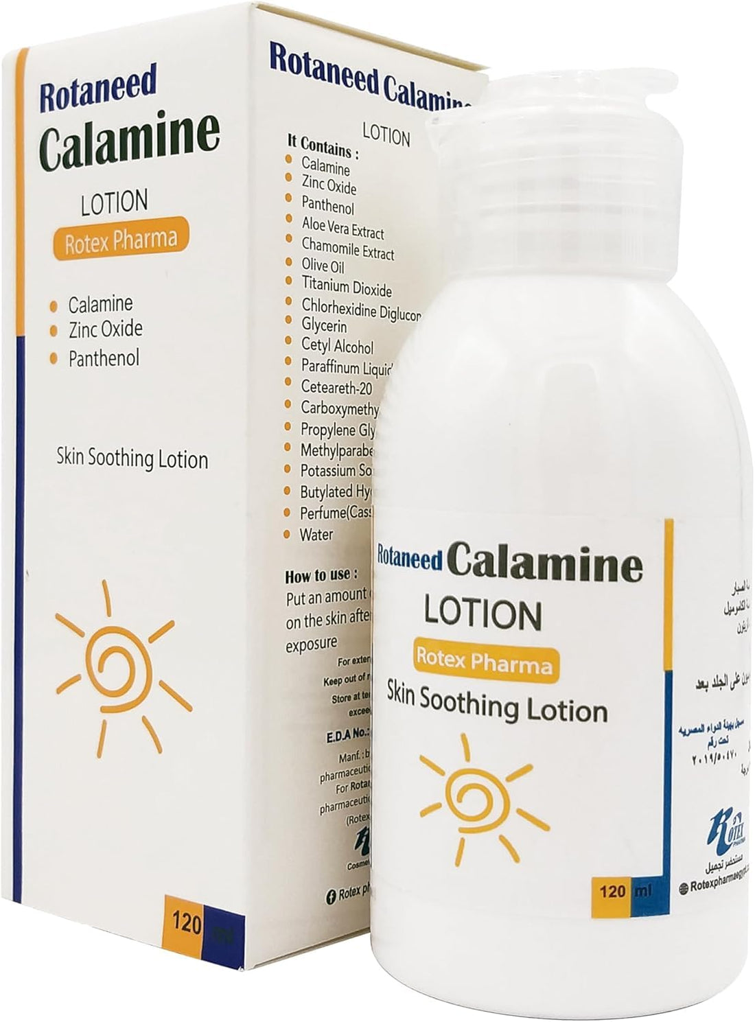 Rotaneed Calamine For Skin Soothing Lotion 120ML