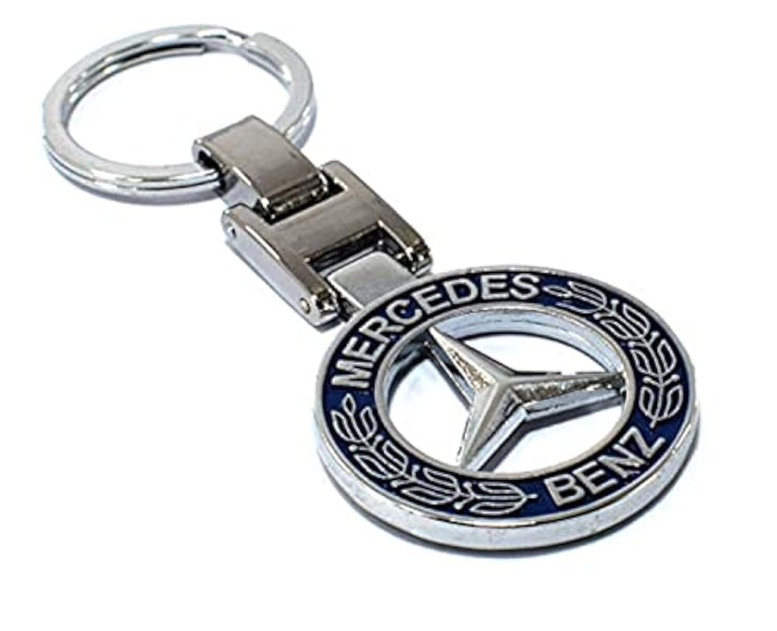 Generic Mercedes benz Car keychain Double Faced logo for Mercedes