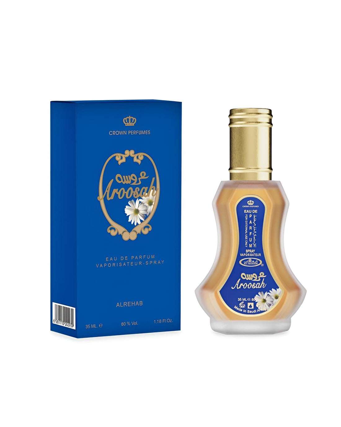 Aroosah Al Rehab Perfume 35 ml (Amber, Oriental, Arabic, Oud,Misk, Musk, Natural Perfume, Agarwood, Ethereal, Attar Scent)