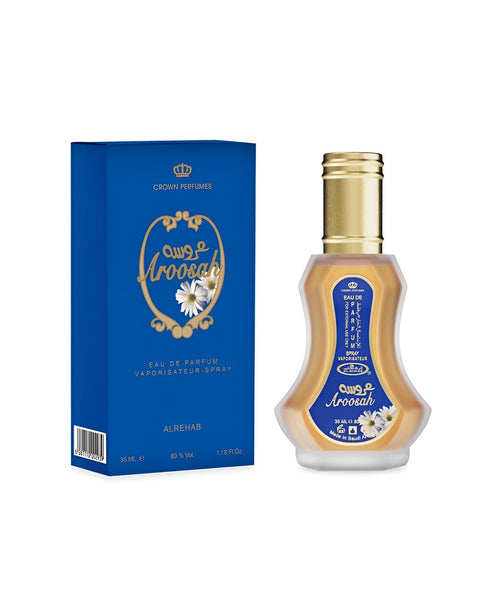Aroosah Al Rehab Perfume 35 ml (Amber, Oriental, Arabic, Oud,Misk, Musk, Natural Perfume, Agarwood, Ethereal, Attar Scent)