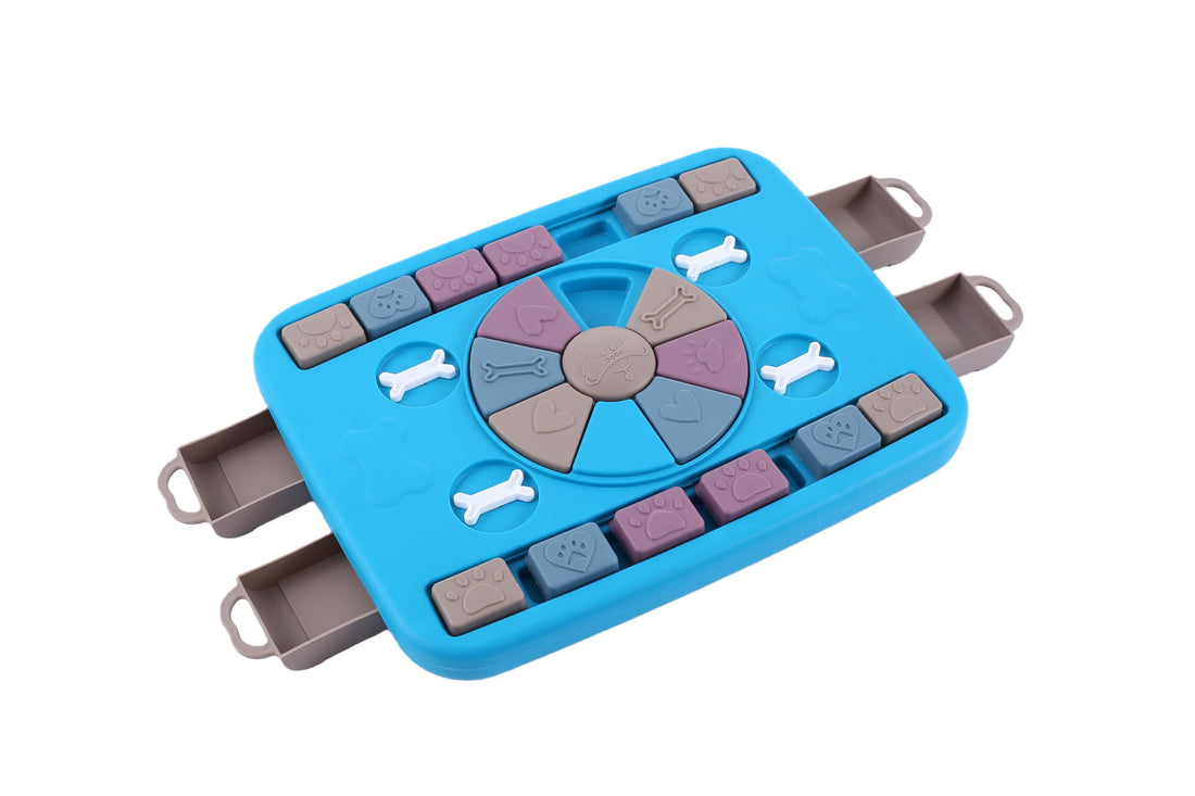 Dog Puzzle Toys Interactive Toy IQ Stimulation &Treat Training Games Treat Dispenser for Smart Dogs,Fun Slow Feeder,Large Medium Small Dogs Enrichment Toys