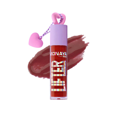 Monaya G029 High-Shine Lip Gloss – Glassy Gloss Finish for Fuller-Looking Lips, Rich Sheer Color Enhancing Natural Lip Tone, Lightweight Non-Sticky Formula, All-Day Hydration (G101)