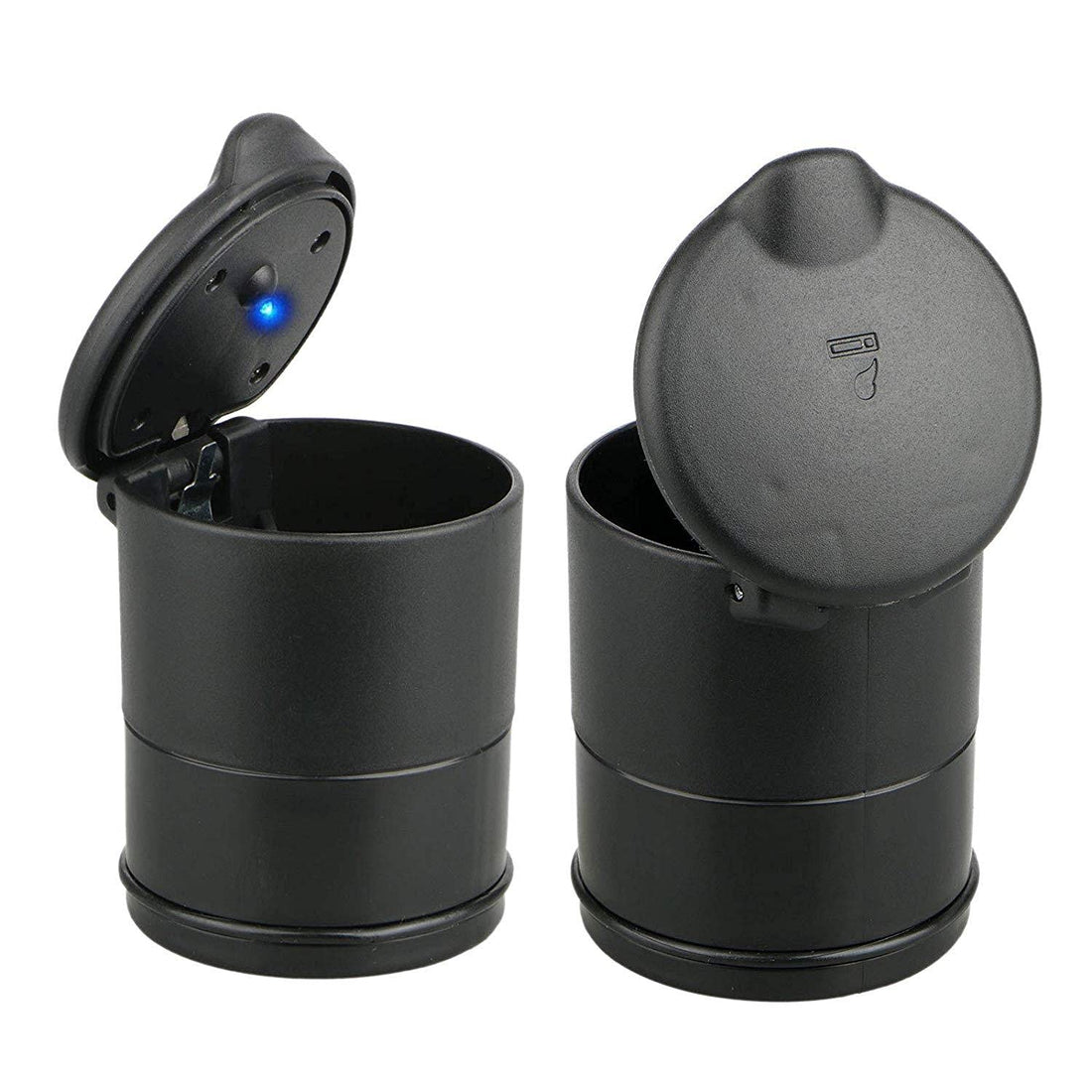 Nyganmelloz Car Ashtray Auto Travel Cigarette Ash Holder with Blue LED Indicator, Cup Smokeless Detachable Portable Universal