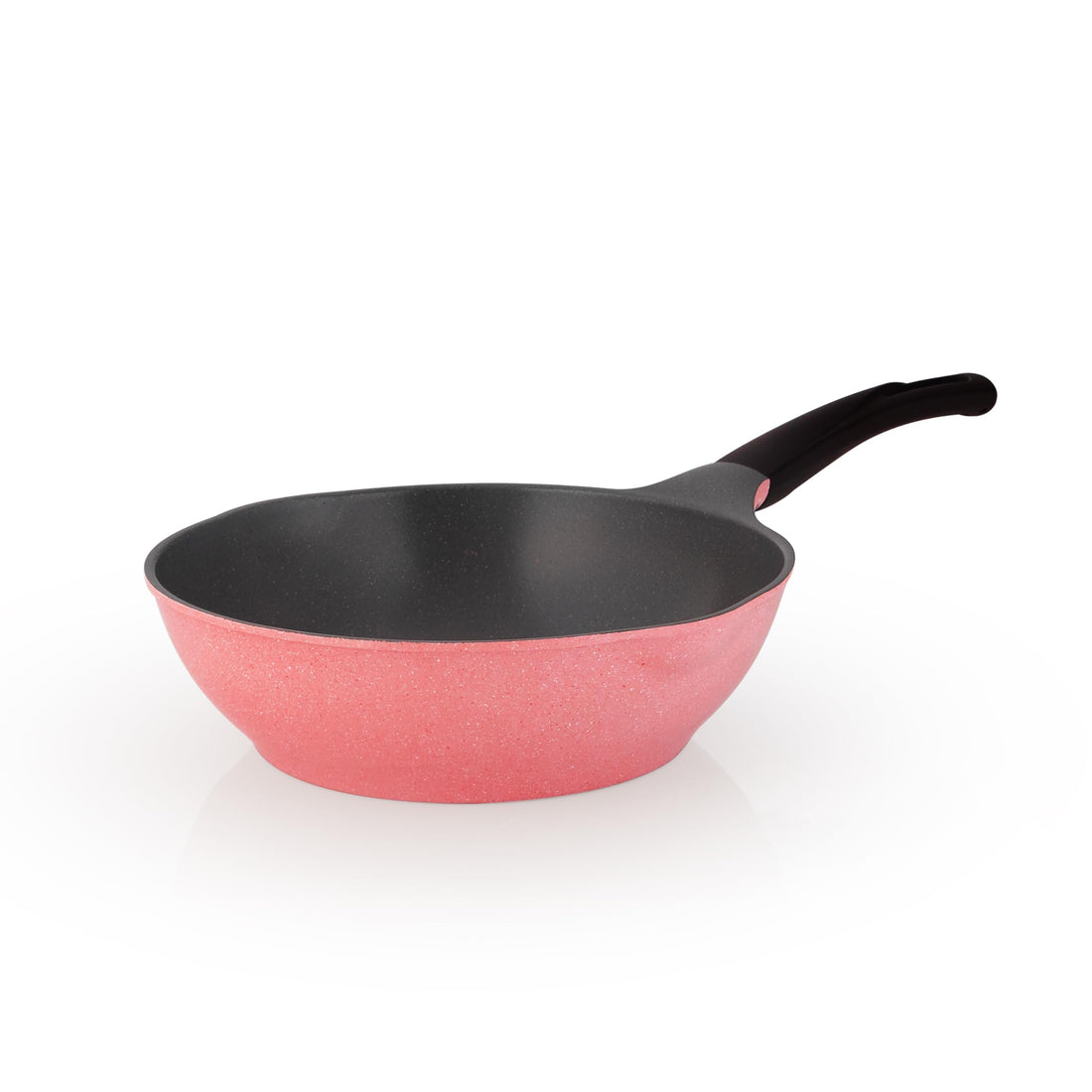 Master El-Zenouki Granite Flower Deep Frying Pan, size 28cm
