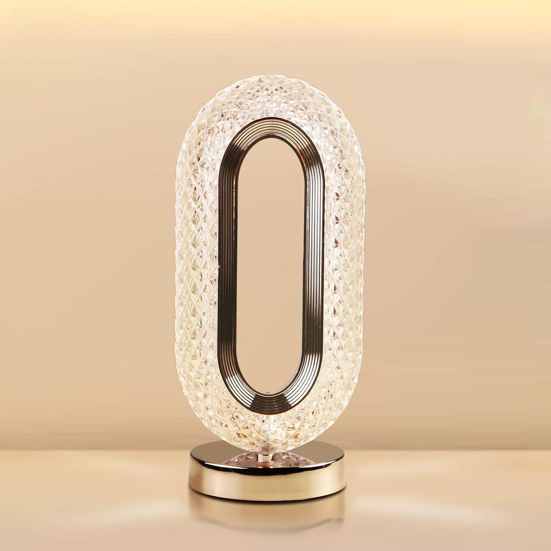 Cute Metal Desk Lamp with USB Charging Port, Dimmable Gold Bed Lamp Three Colors Modern LED Table Lamp for Home Office Bedroom Living Room Touch Sensor (Shape 9)