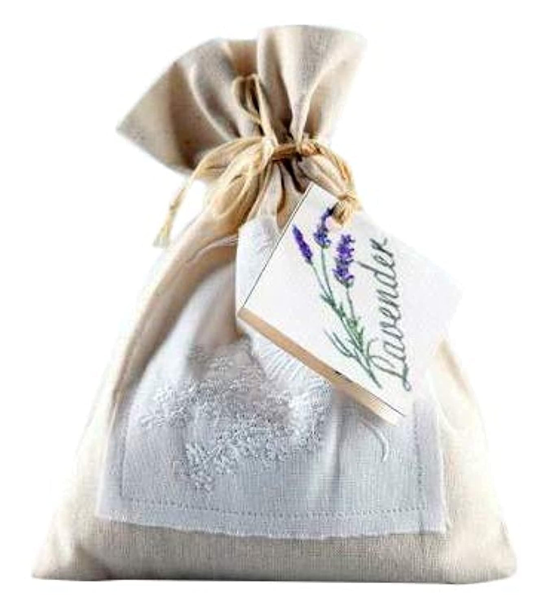Nefertari - Bath Salts with Lavender In Small Embroidered Bag