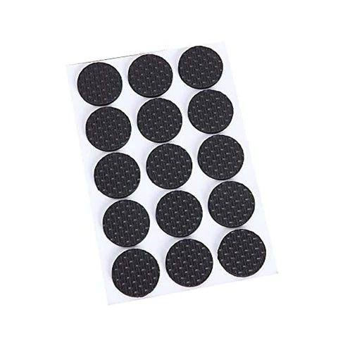 Dollar for Improt 30Pcs Circular Black Non-Slip Self adhesive Rubber Feet Pads Protectors Furniture for Cabinets Small appliances Electronics Picture Frames Furniture Drawers Cupboards
