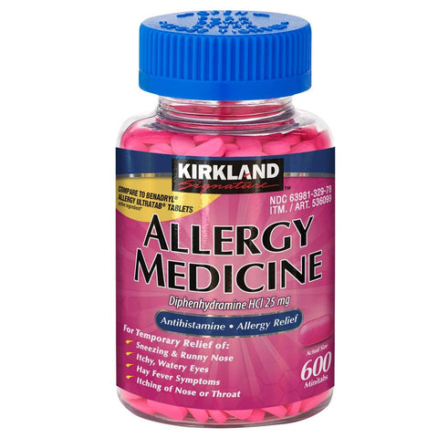 Allergy Support – 25mg Tablets – 600 Minitabs – Seasonal Wellness & Respiratory Balance – Non-GMO, Gluten-Free