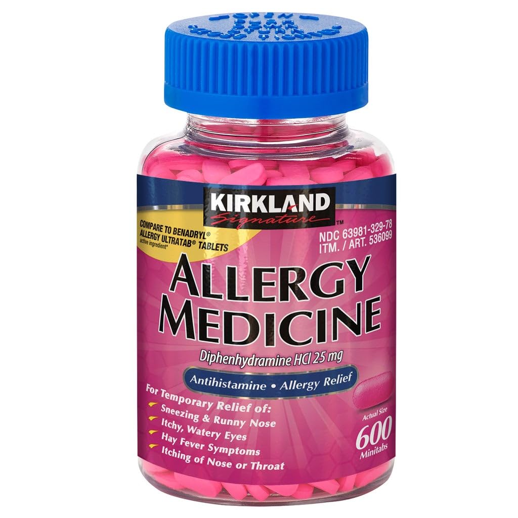 Allergy Support – 25mg Tablets – 600 Minitabs – Seasonal Wellness & Respiratory Balance – Non-GMO, Gluten-Free