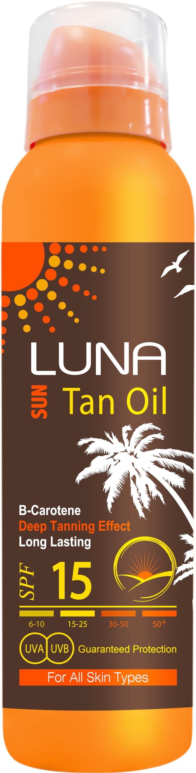 Luna Tanning oil spf 15/200 ml spray