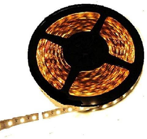 Rohs 5m/roll 12v Model 3528 Flexible 60/m Led Total 300leds Non Waterproof Strip Light For Home Decoration Color Yellow