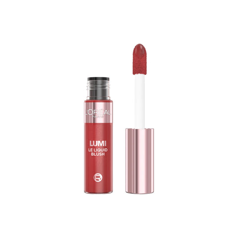 L'Oréal Paris Lumi Le Liquid Blush Glowy Worth it Meduim 635, Liquid Blush with a Fresh Shimmer Colour Shine, 10 ml