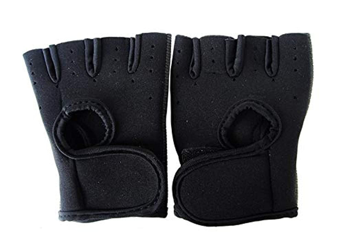 Moonmen Fitness Half Finger Gloves - L,Black