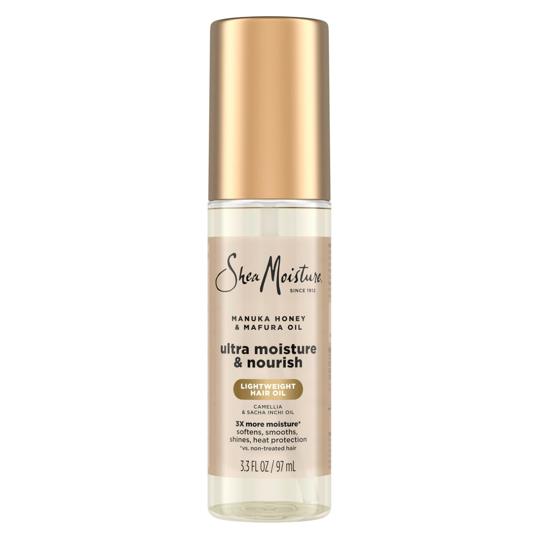 SheaMoisture Ultra Nourishing Manuka Honey & Mafura Oil Manuka Honey & Mafura Oil Instantly Hydrates and Smooths Hair 3.3fl oz