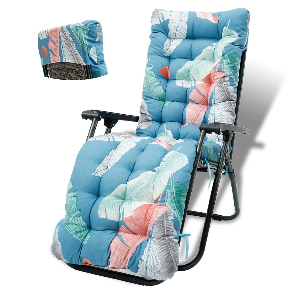 Moro Moro 3 Sun Lounger Cushions Only Replacement Garden Recliner Cushion With Non-Slip Hood Portable Sunlounges Cushion Pad For Indoor Outdoor Sunlounge Sunbed Chaise Recliner Lounge Chair (#2)
